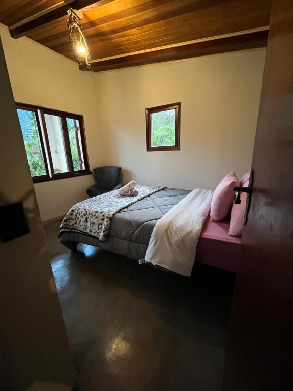 Postel nebo postele na pokoji v ubytování Hostel Picus