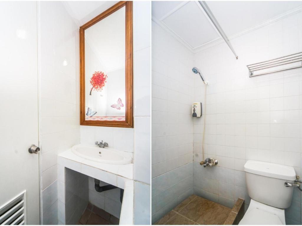 Koupelna v ubytování Super OYO 1026 Hotel Lutana