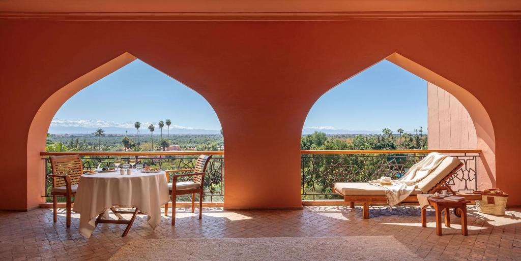 Balkón nebo terasa v ubytování Es Saadi Marrakech Resort - Palace