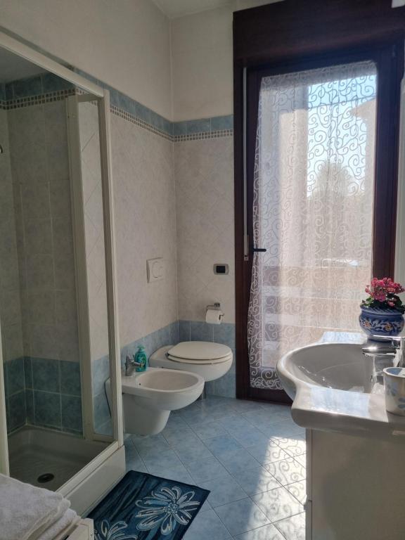 Koupelna v ubytování B&B Fontanella