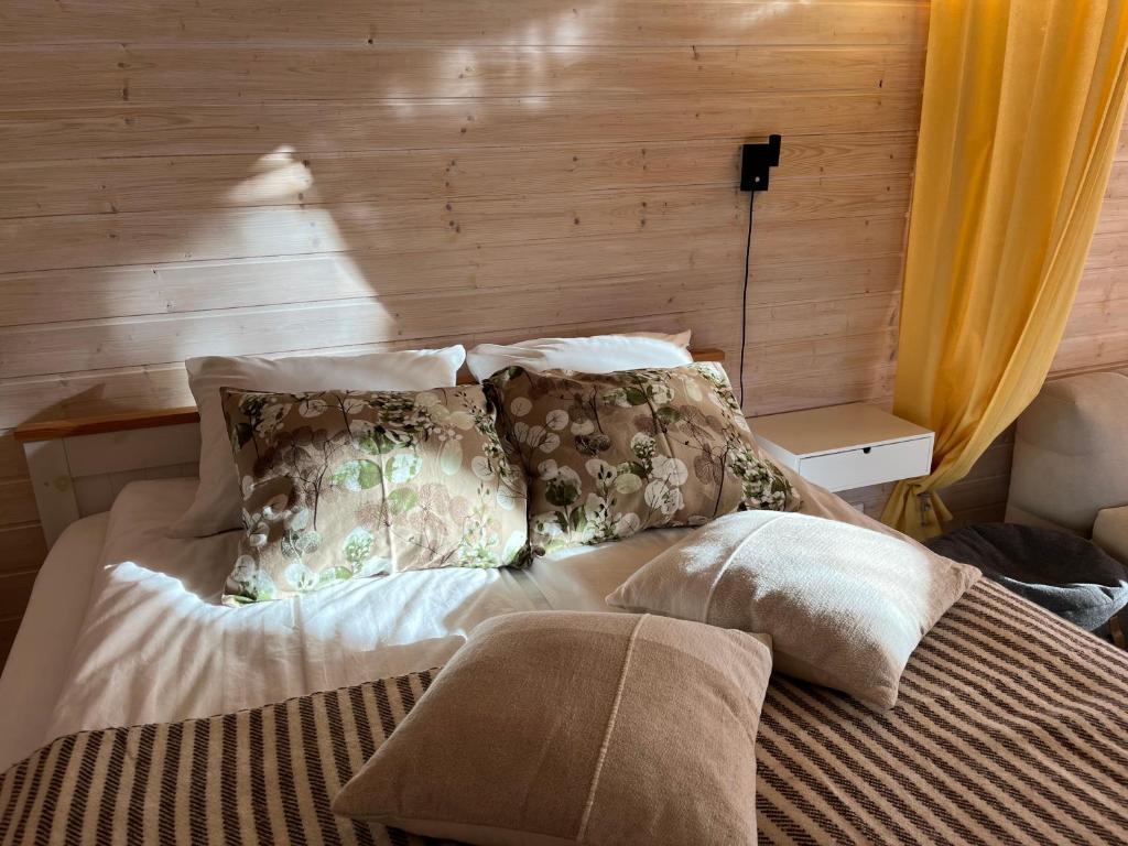 Postel nebo postele na pokoji v ubytování Beachboog LAHEMAA