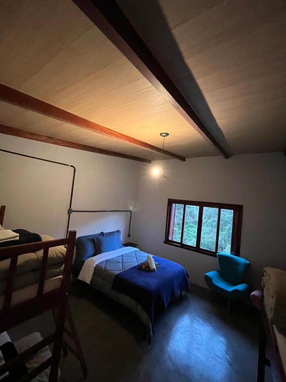 Postel nebo postele na pokoji v ubytování Hostel Picus