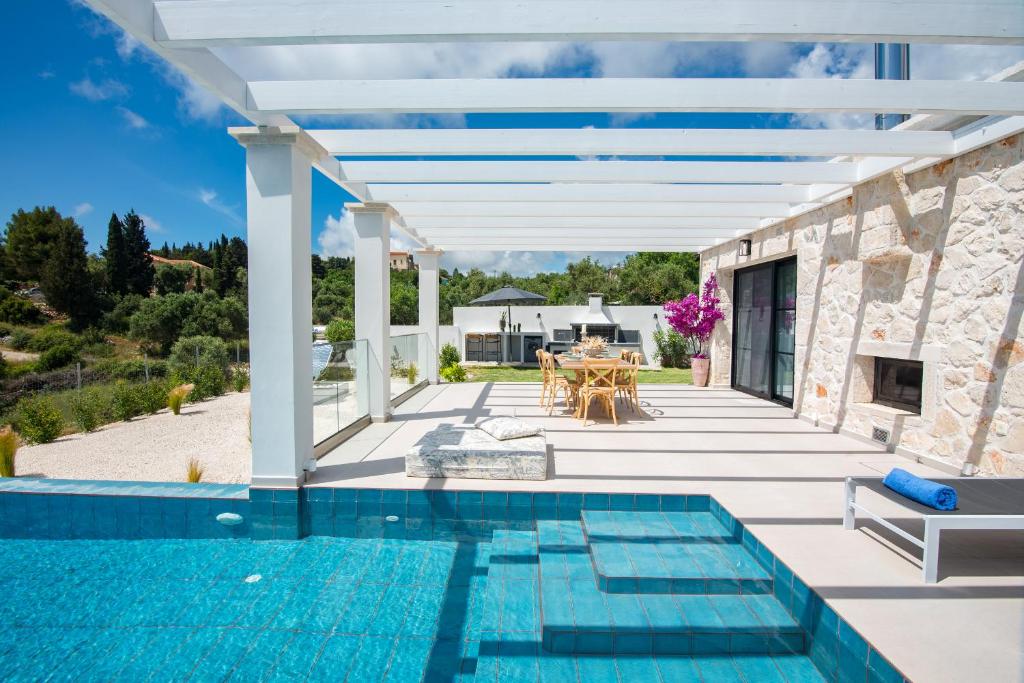 Bazén v ubytování LUZ BLANCA Rooftop seaview villa nebo v jeho okolí