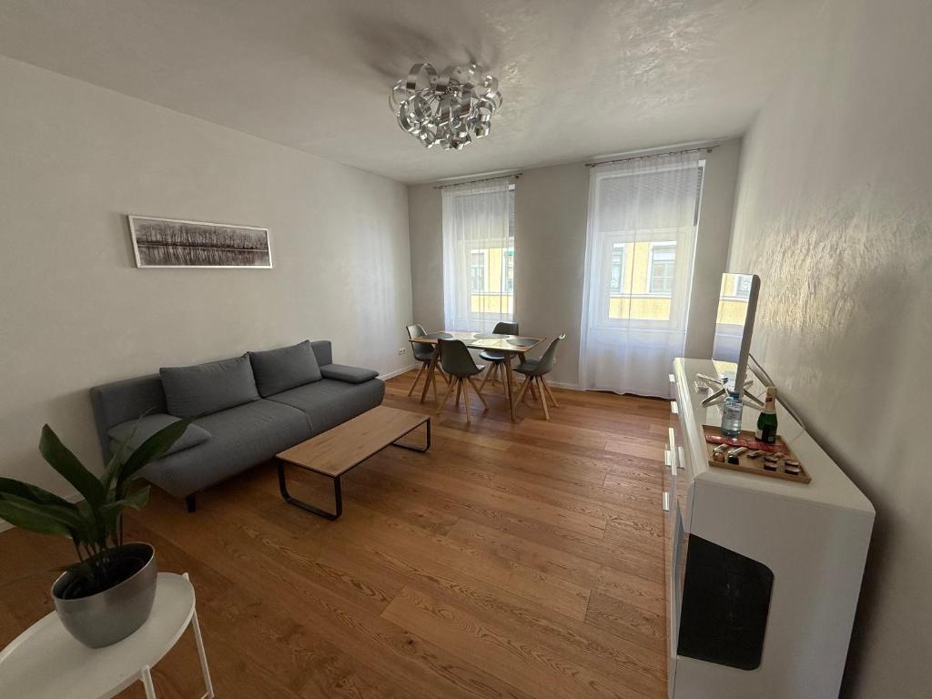 Posezení v ubytování Apartment NUMBER 5
