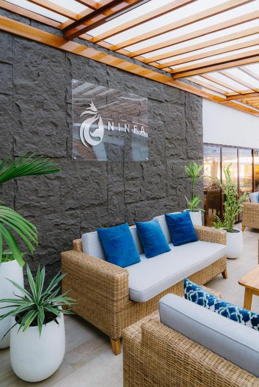Posezení v ubytování Hotel Ninfa