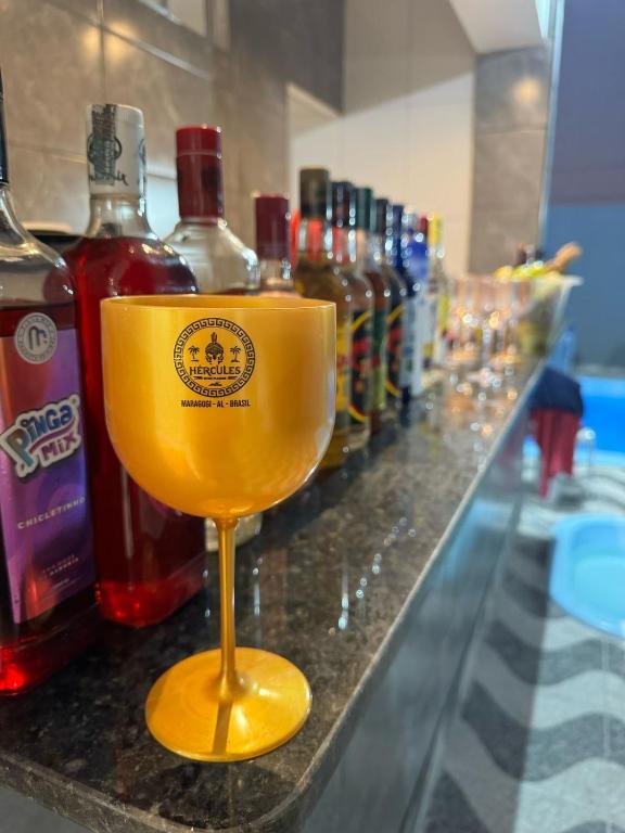 Nápoje v ubytování Pousada Hércules Beach Paradise