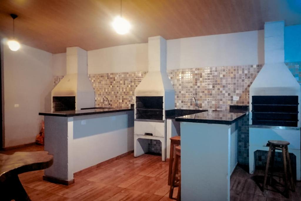 Kuchyň nebo kuchyňský kout v ubytování VELINN Hotel Natureza Foz