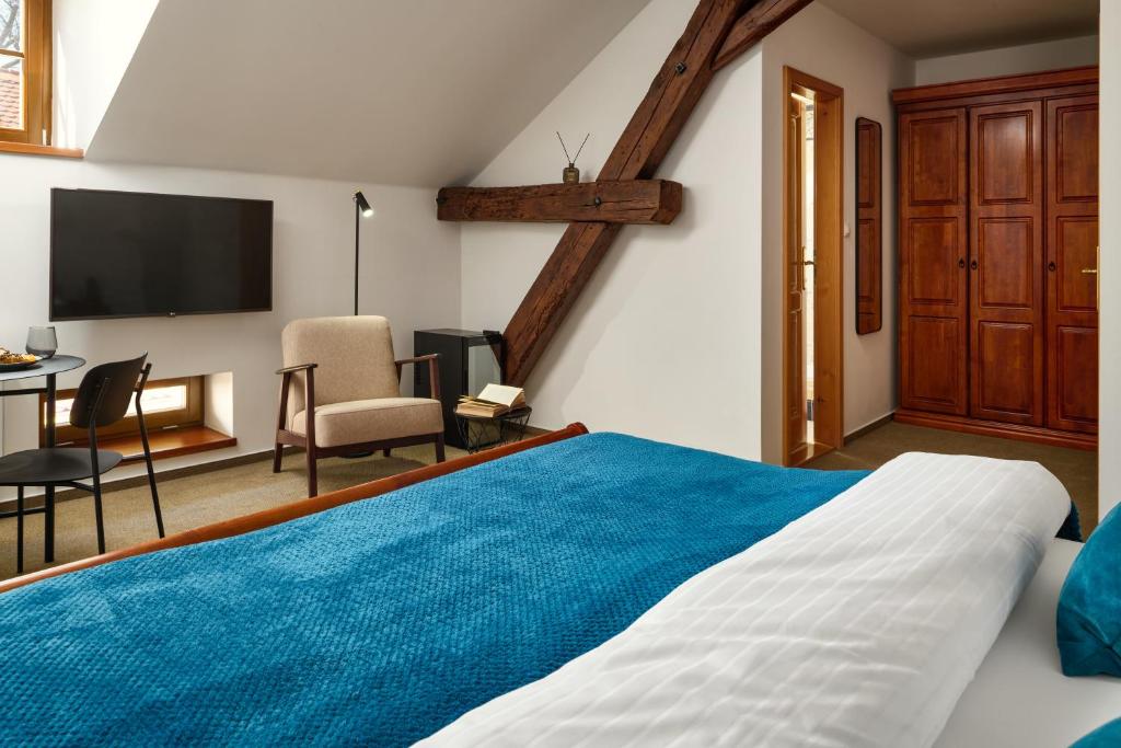 Postel nebo postele na pokoji v ubytování Latran House 71 by KH