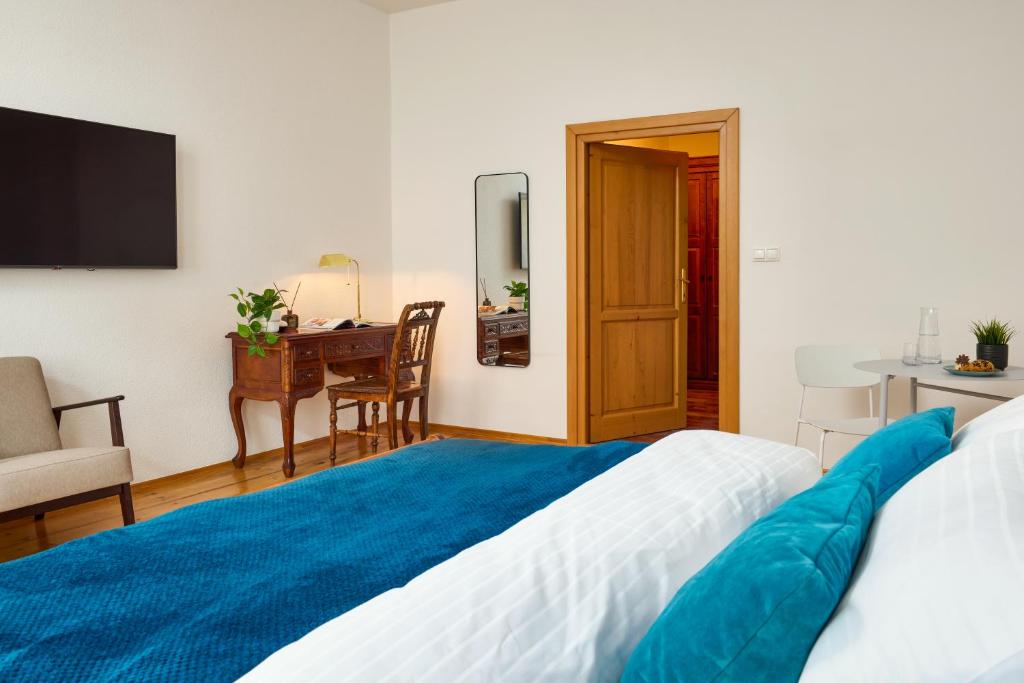 Postel nebo postele na pokoji v ubytování Latran House 71 by KH