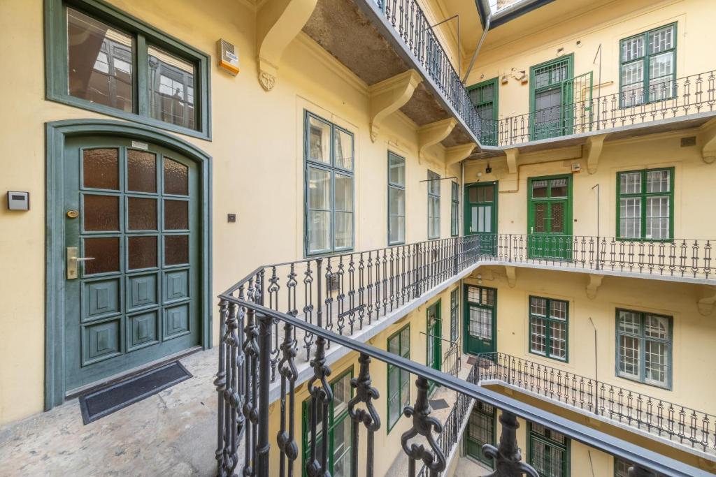 A balcony or terrace at Hungarian Souvenir