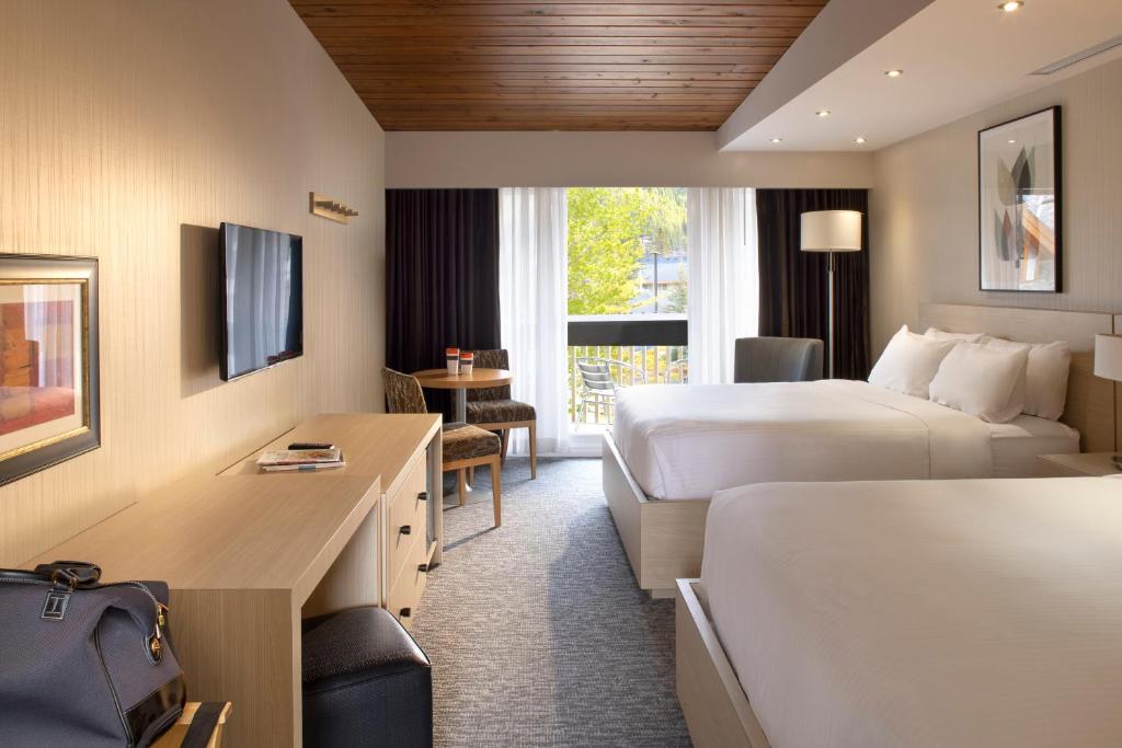 Un lugar para sentarse en Banff Aspen Lodge