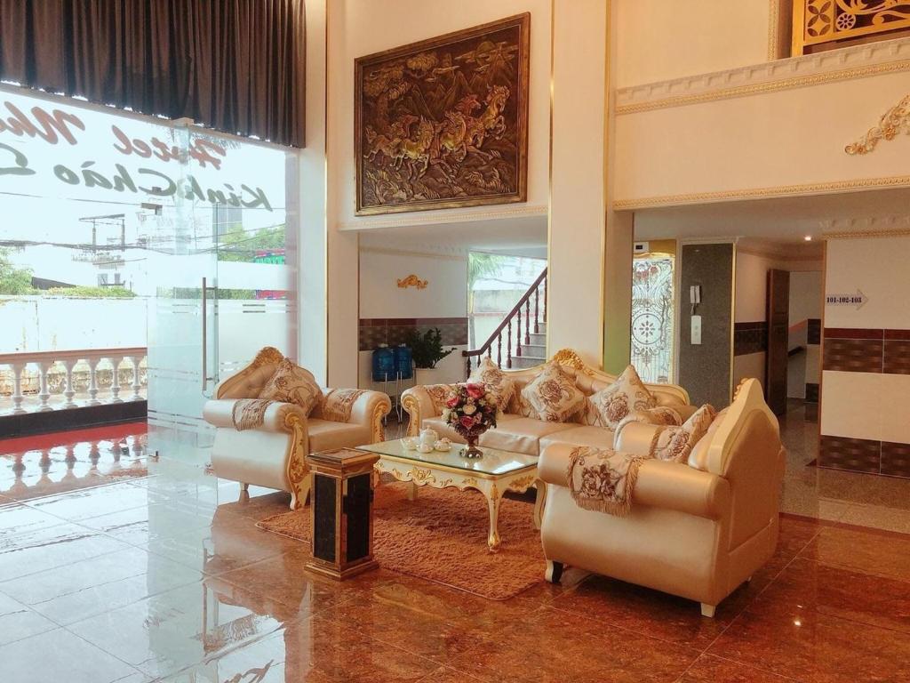 Posezení v ubytování Nhan Duc Hotel