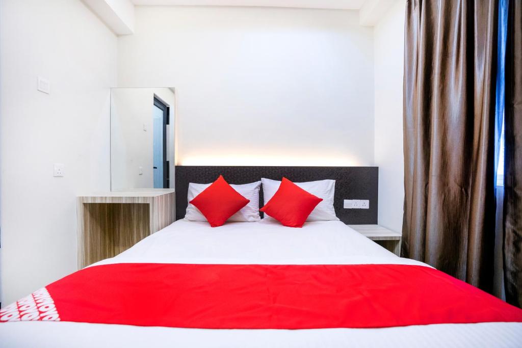 Postel nebo postele na pokoji v ubytování Hope Hotel