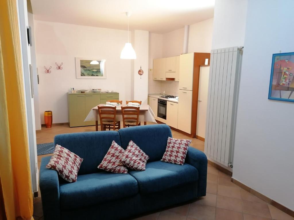 Posezení v ubytování La casa di Nadia - il mare e non solo...