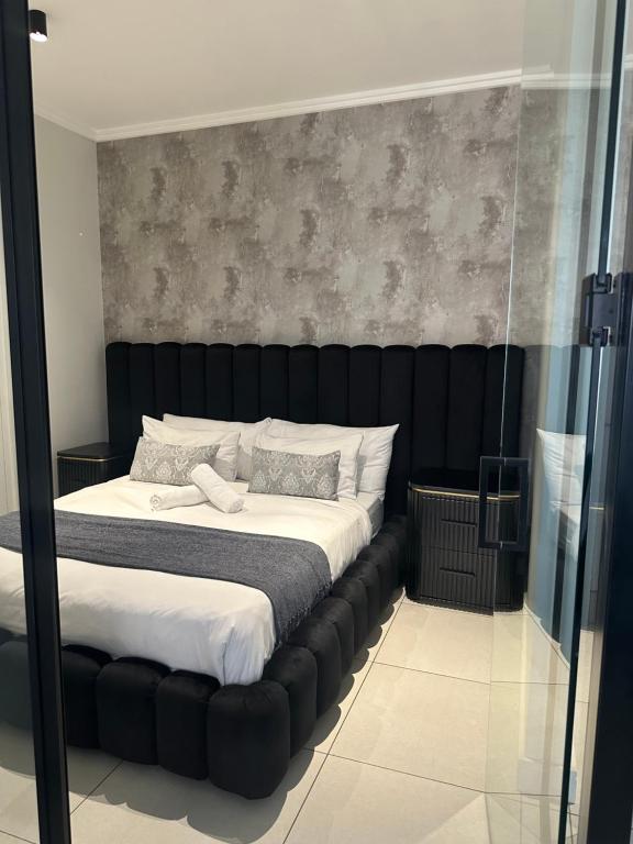 Ένα ή περισσότερα κρεβάτια σε δωμάτιο στο Luna luxury apartment