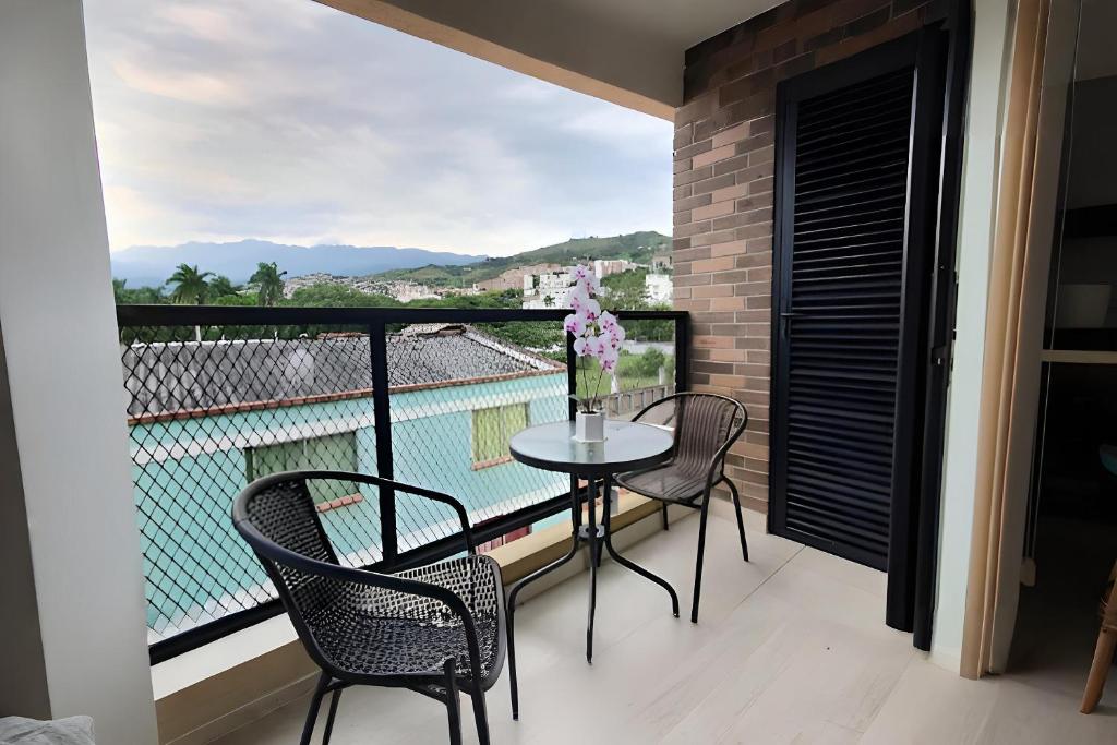 Μπαλκόνι ή βεράντα στο Mantis Loft 501 Blue Dream's