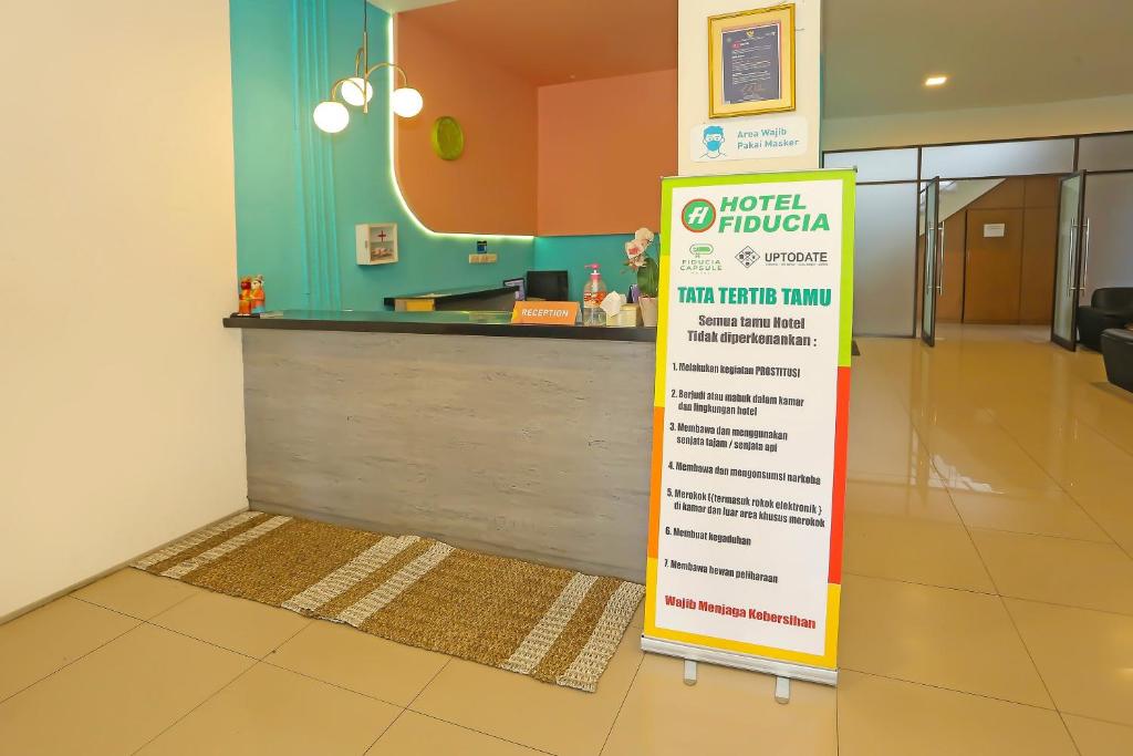 Certifikát, hodnocení, plakát nebo jiný dokument vystavený v ubytování SUPER OYO Collection O 92130 Hotel Fiducia Kaji