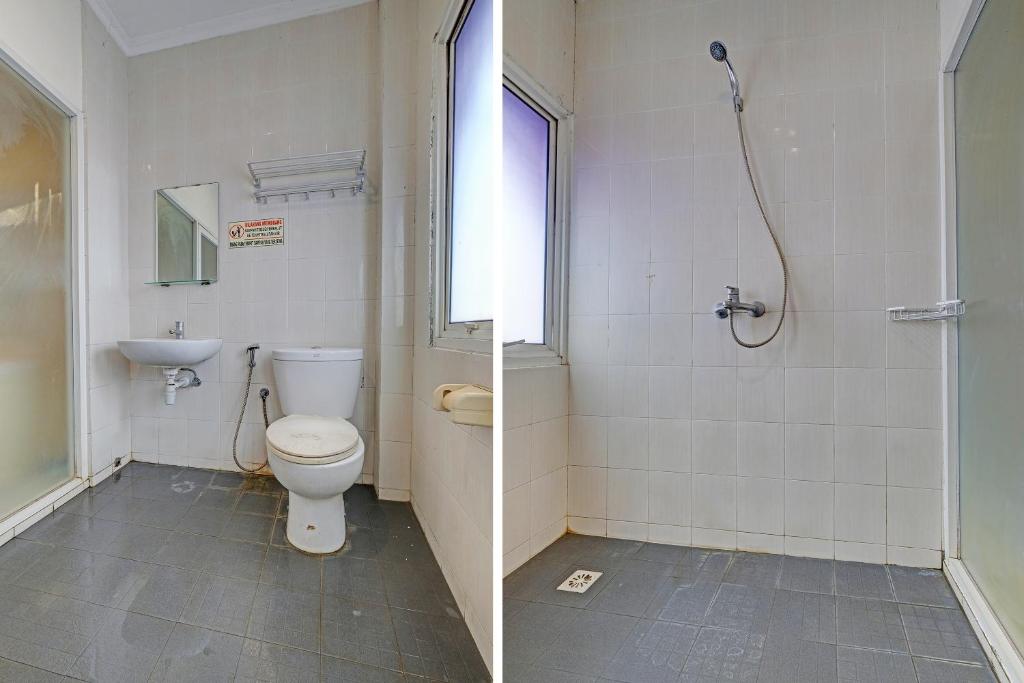 Koupelna v ubytování Sky Guesthouse