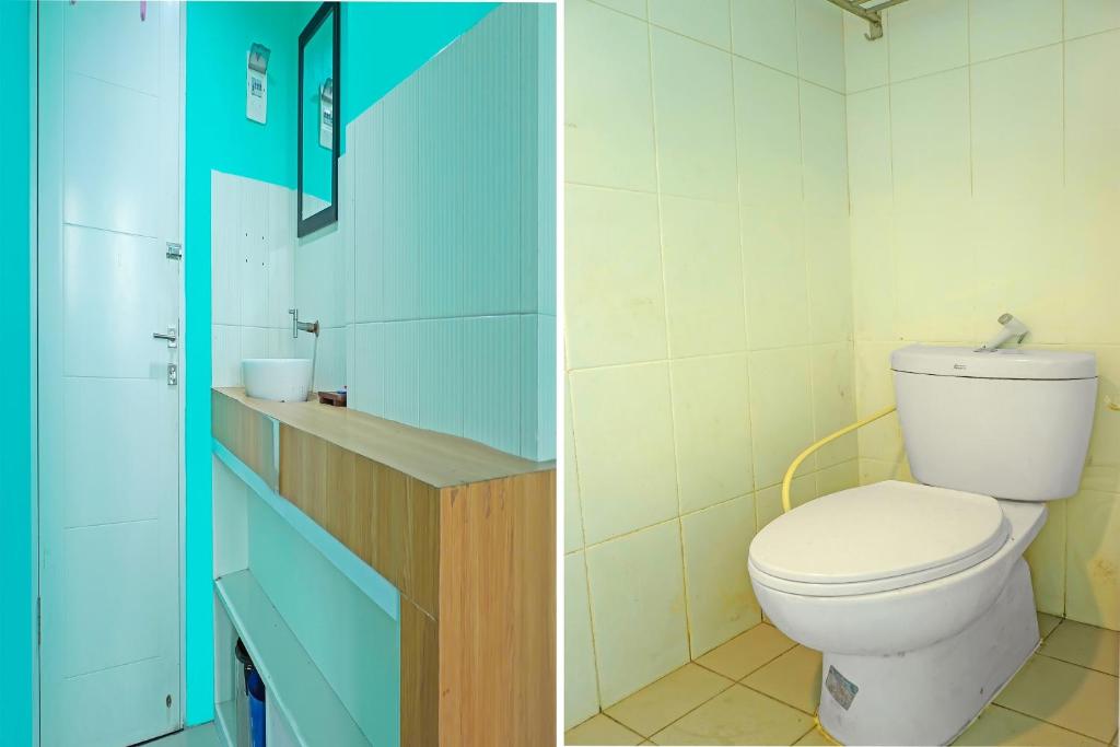 Koupelna v ubytování OYO 90391 Gkitroom