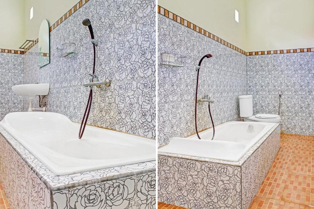 Koupelna v ubytování OYO 90423 Hotel Aman
