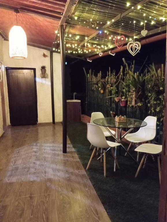 Posezení v ubytování Hostal otro cuento