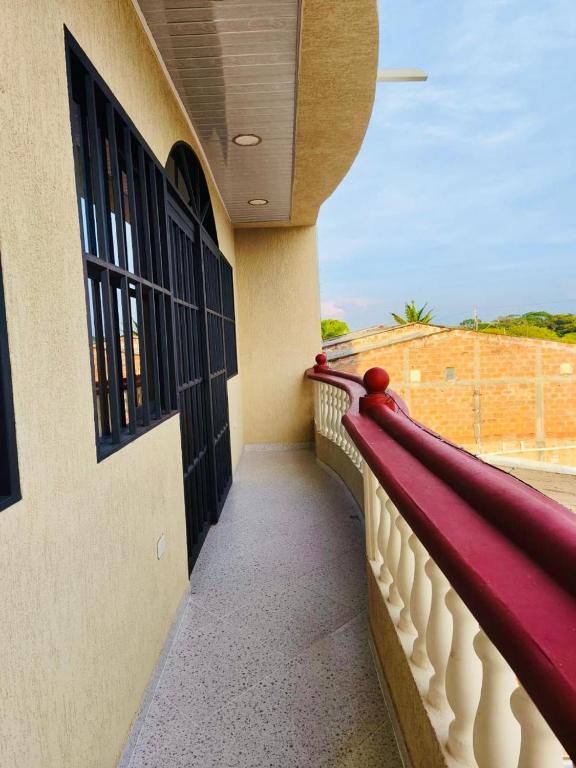 Balkón nebo terasa v ubytování Aparta Hotel Horinthia