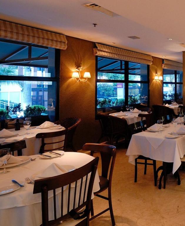Restaurace v ubytování Flat Hotel Moema Ibirapuera