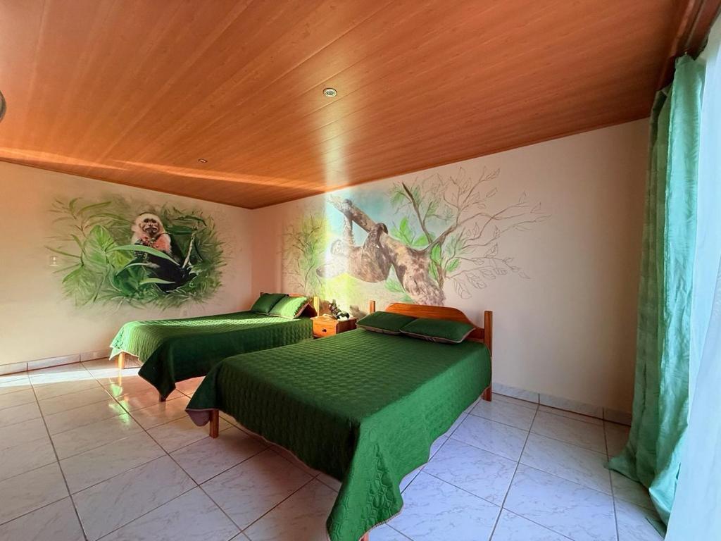 Posezení v ubytování La Tigra Mountain House