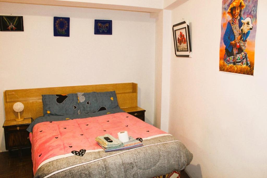 Postel nebo postele na pokoji v ubytování Posada Escondida