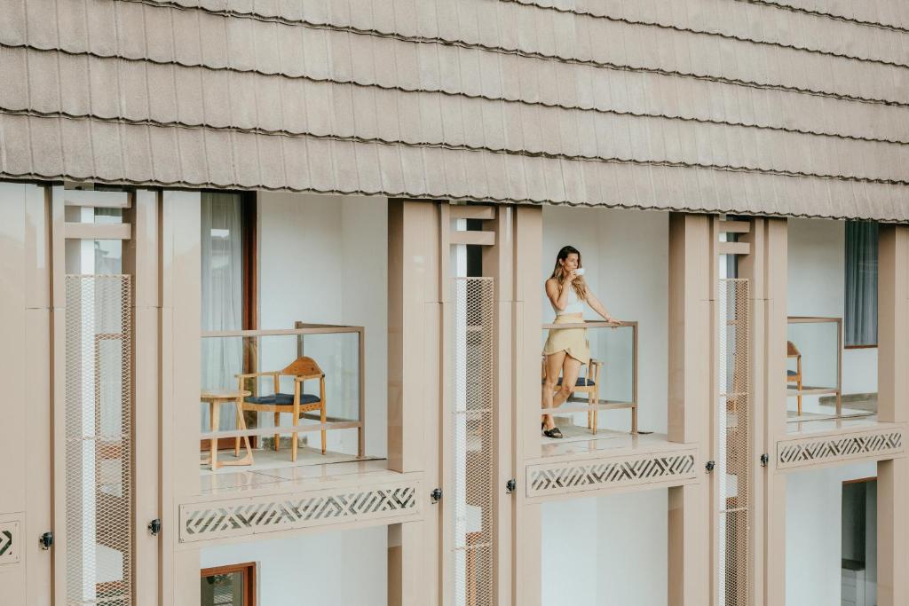 Balkón nebo terasa v ubytování Nadi Hotel Legian