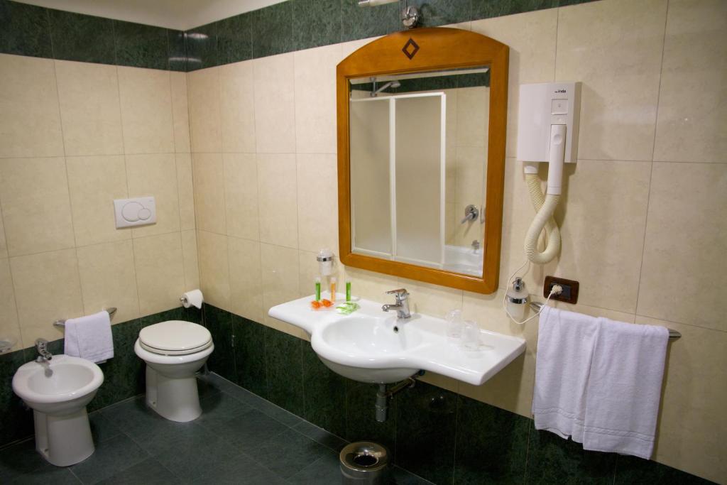 Koupelna v ubytování Ulisse Deluxe Hostel
