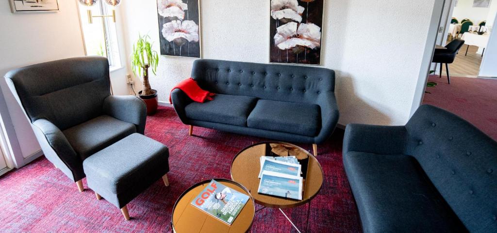 Posezení v ubytování Hotel Falken