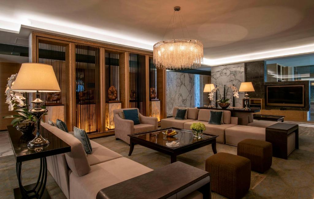 Posezení v ubytování Park Hyatt Abu Dhabi Hotel and Villas