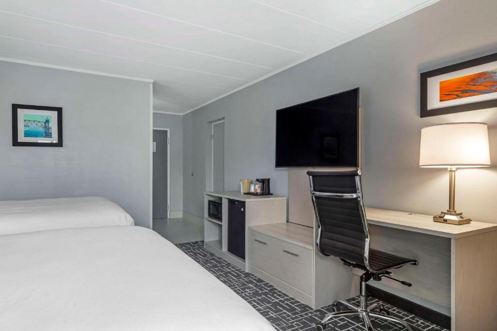 TV a/nebo společenská místnost v ubytování Comfort Inn Hyannis - Cape Cod