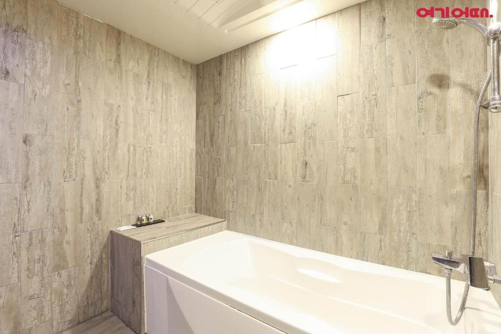 Koupelna v ubytování Ignis Hotel