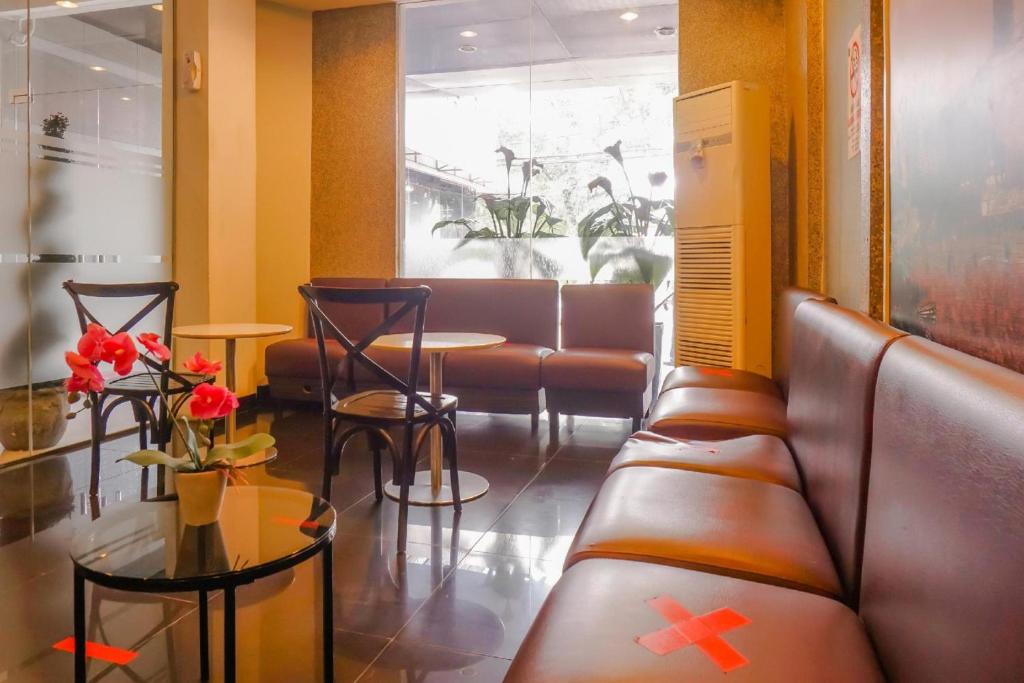 Posezení v ubytování Collection O Hotel Antara