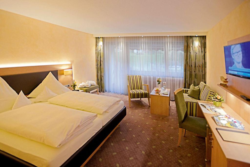 TV a/nebo společenská místnost v ubytování Hotel Waldlust