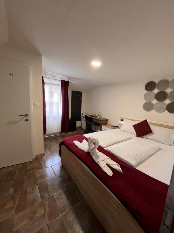 Postel nebo postele na pokoji v ubytování Panda Rooms