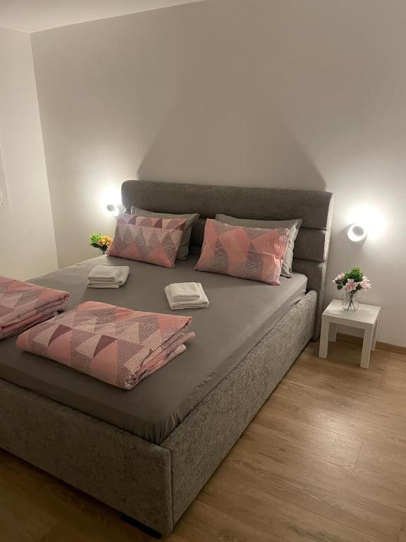 Postel nebo postele na pokoji v ubytování Sollemio