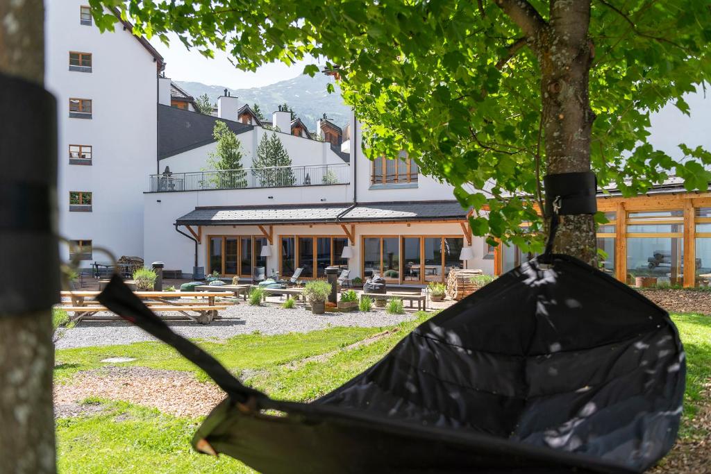 Zahrada ubytování Hotel Schweizerhof Lenzerheide