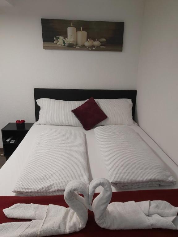 Postel nebo postele na pokoji v ubytování Panda Rooms