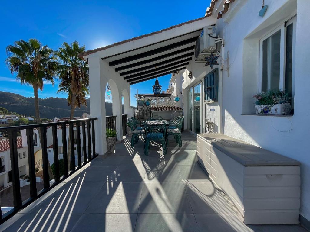Balkoni atau teres di Las lomas de Benahavis