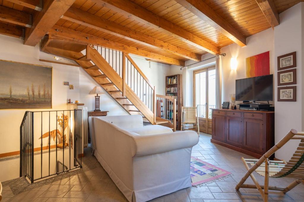 Posezení v ubytování La Dimora del Borgo