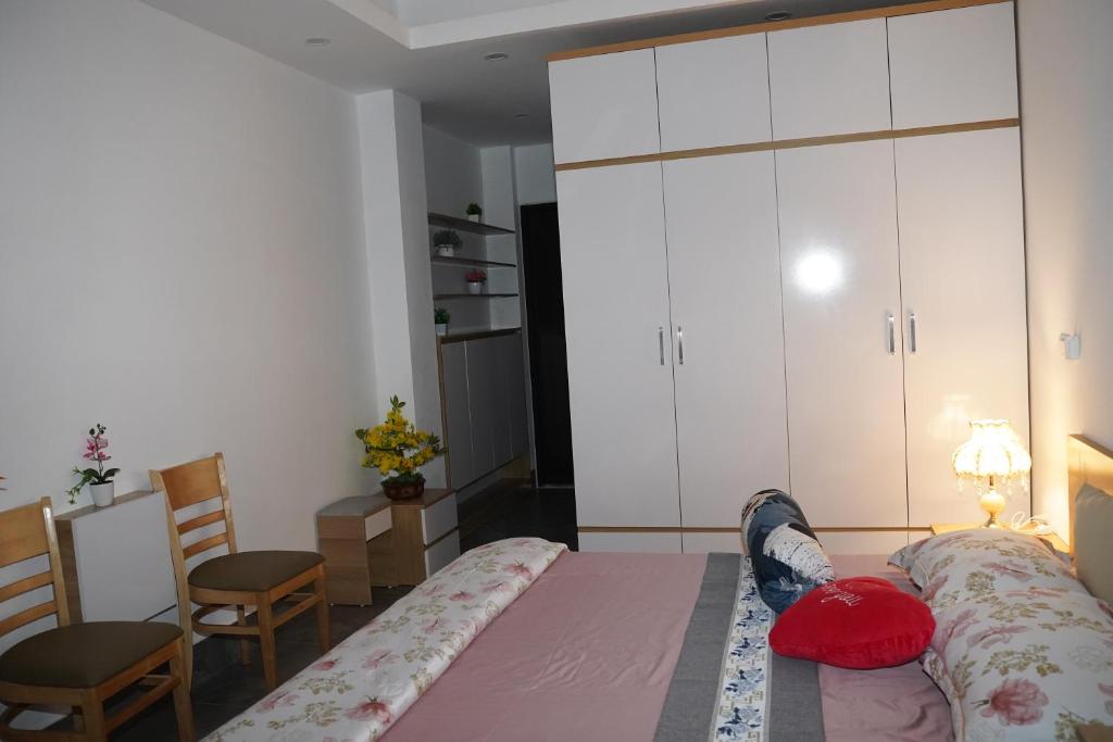 Postel nebo postele na pokoji v ubytování Golden Glow 406TM1