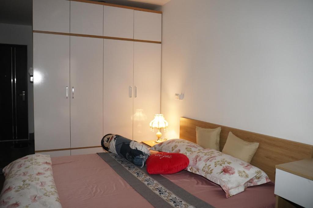 Postel nebo postele na pokoji v ubytování Golden Glow 406TM1