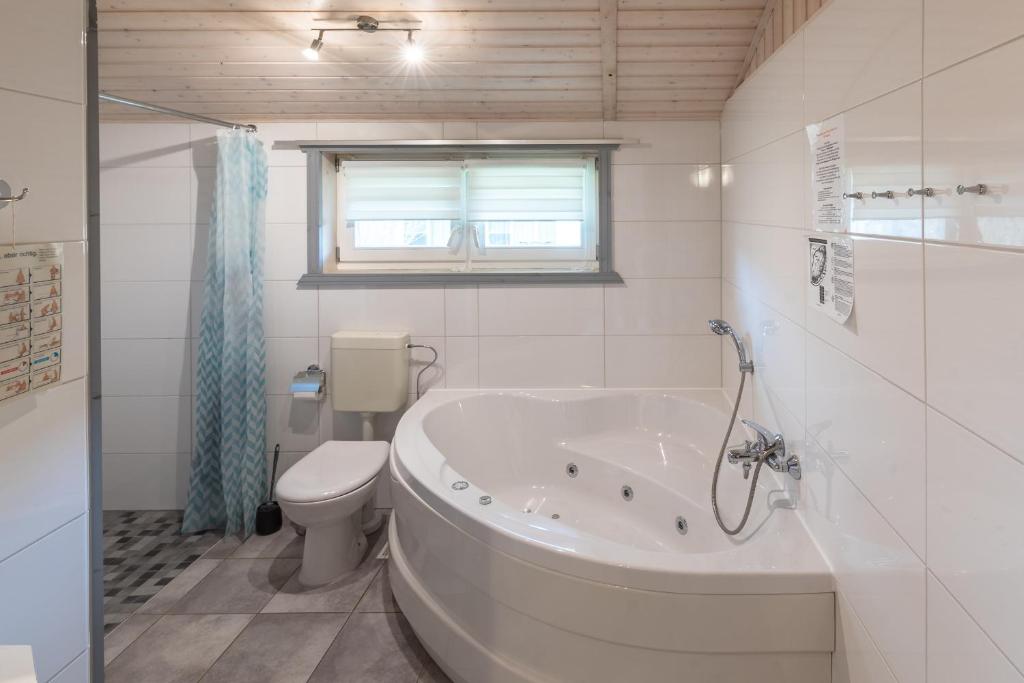Koupelna v ubytování Seeschwalbe 47
