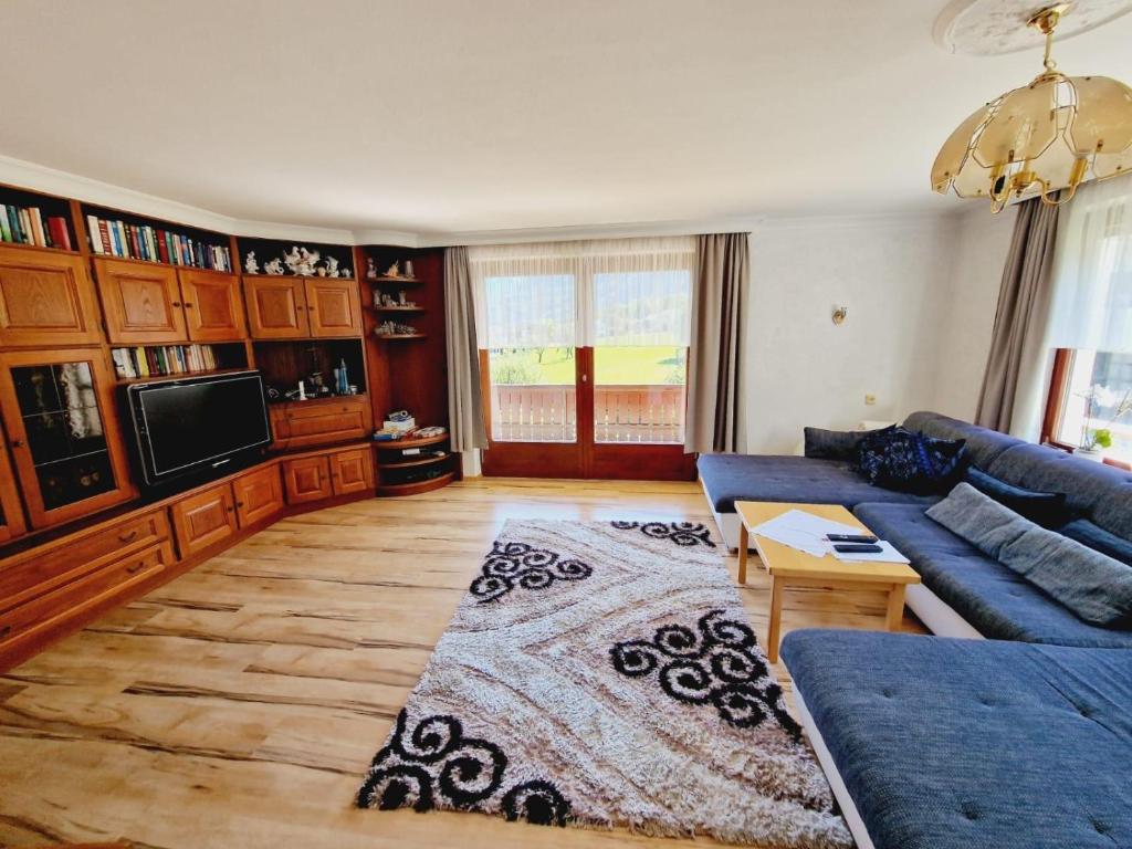 Posezení v ubytování Haus Rätikon