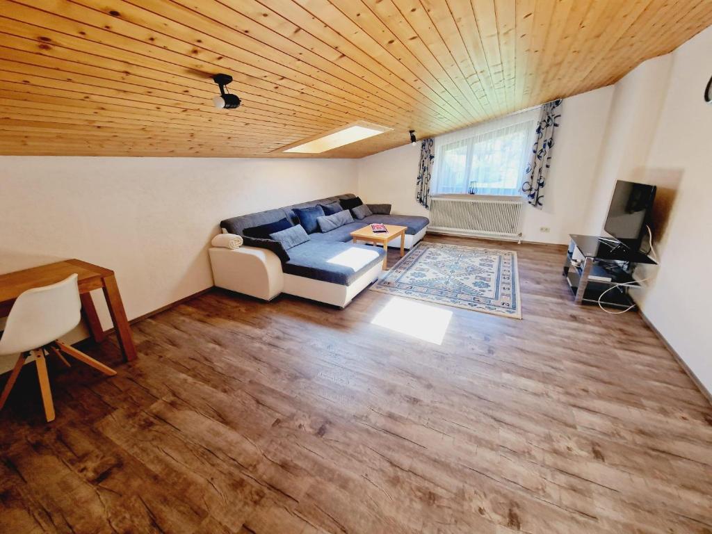 Posezení v ubytování Haus Rätikon