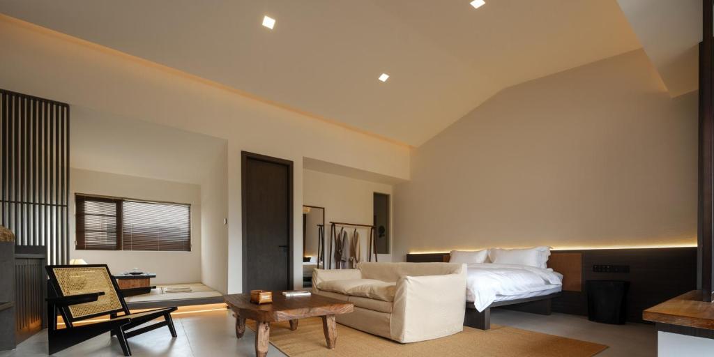 Posezení v ubytování Huangshan Yixian Pumanmanju Hotel