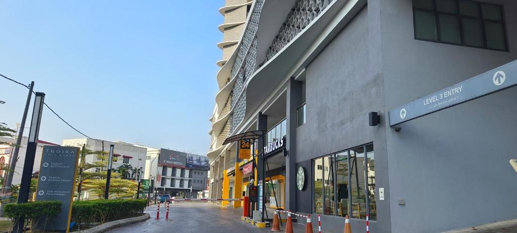 Bygningen som lejligheden ligger i